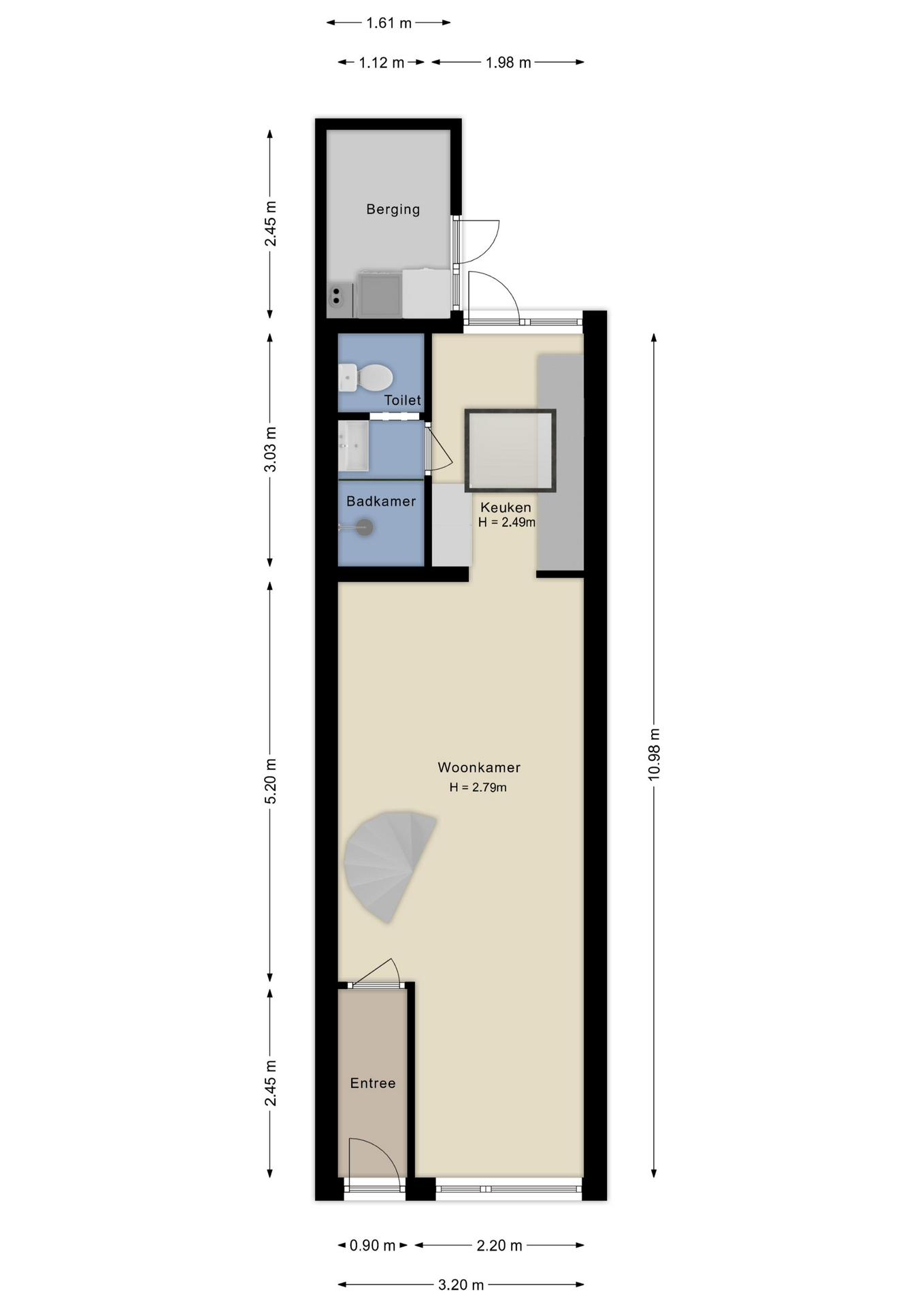 Plattegrond Begane grond