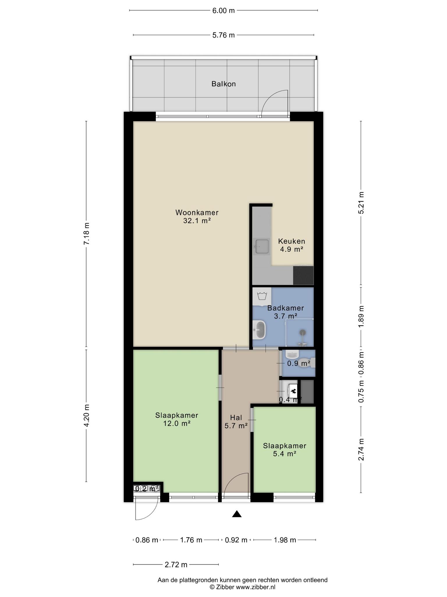 Plattegrond Appartement