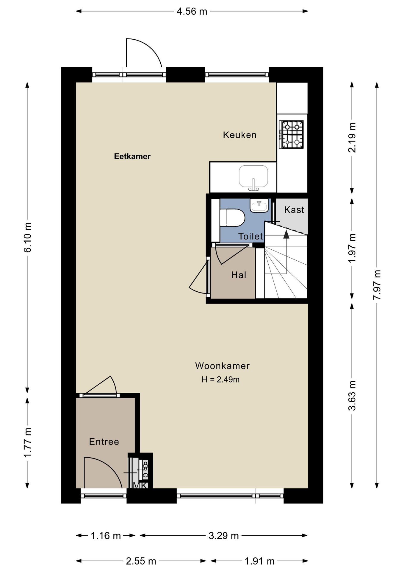 Plattegrond Begane grond