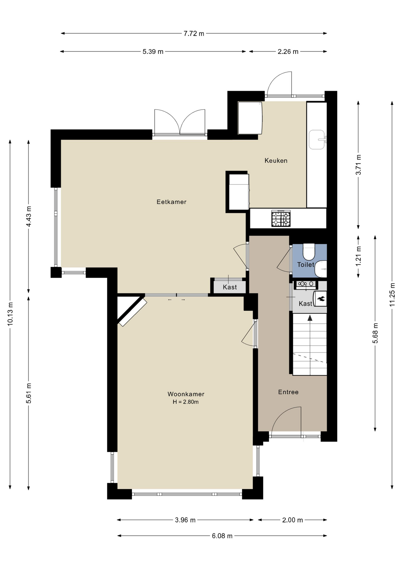 Plattegrond Begane grond