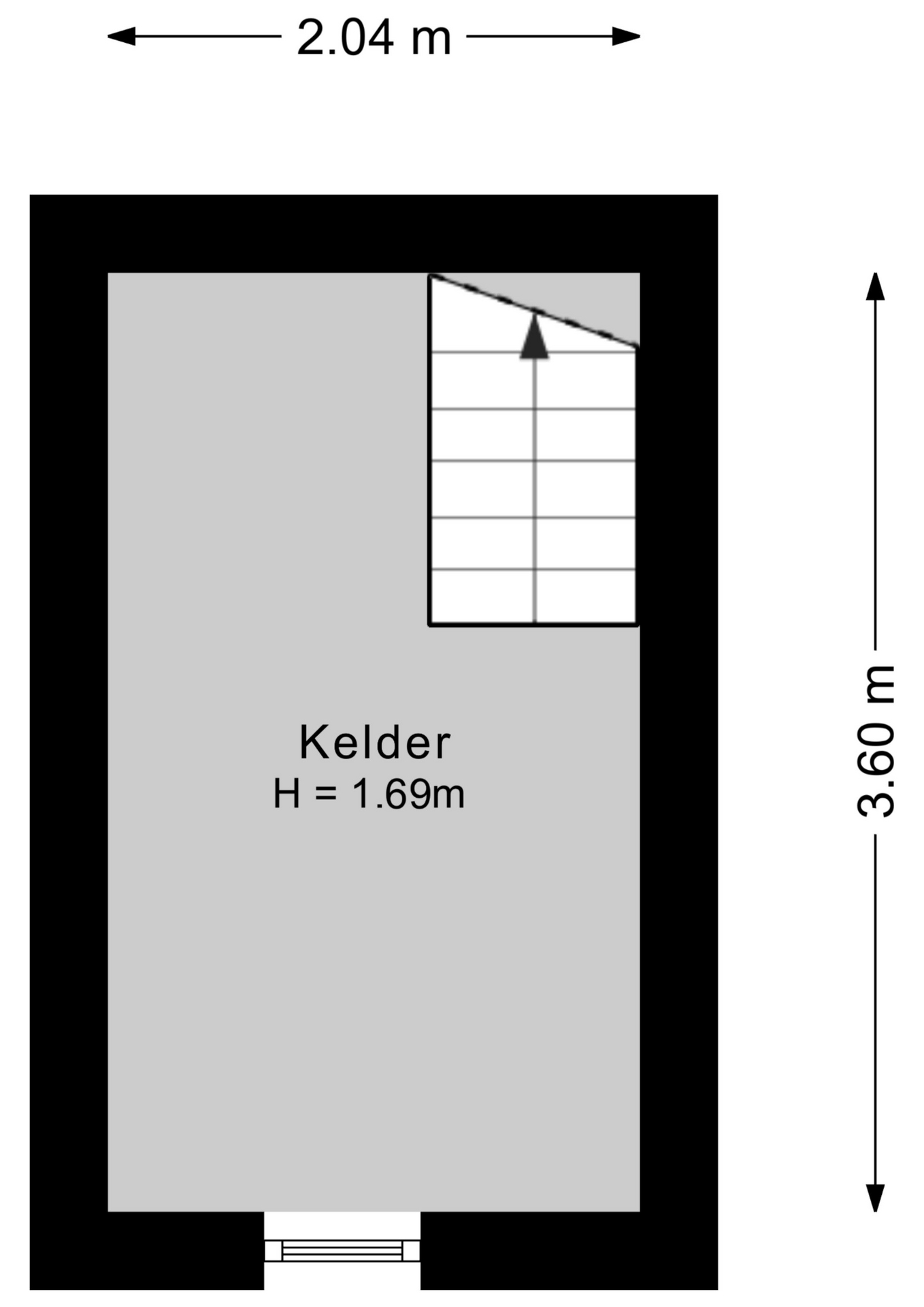 Plattegrond Kelder