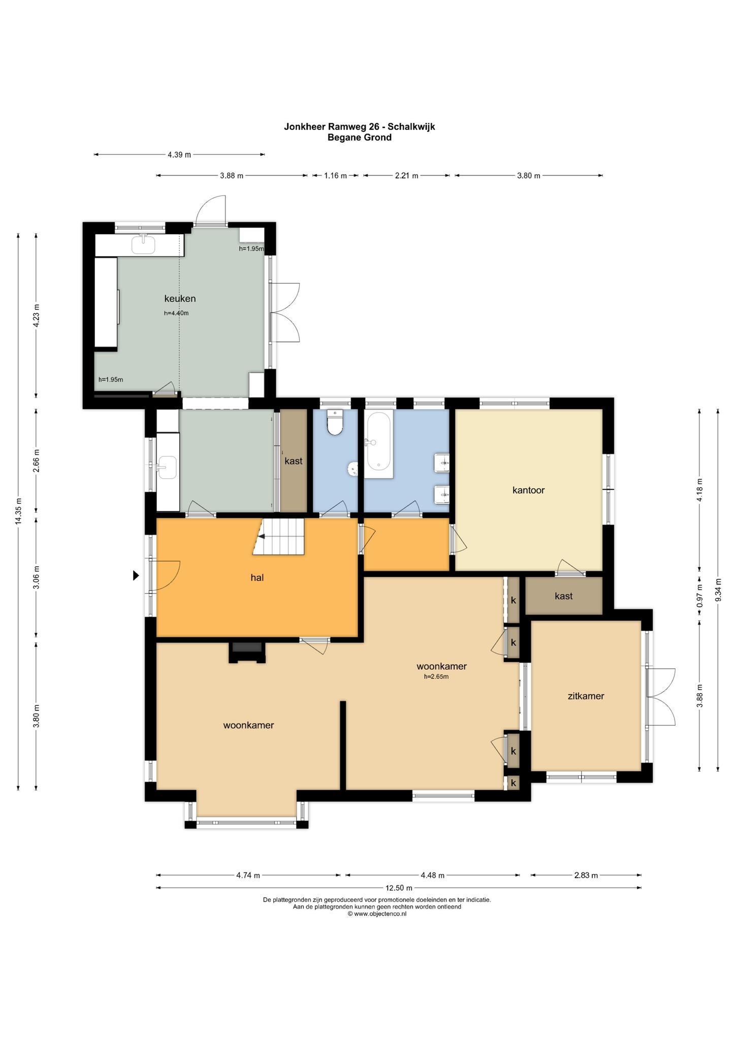 Plattegrond Begane grond